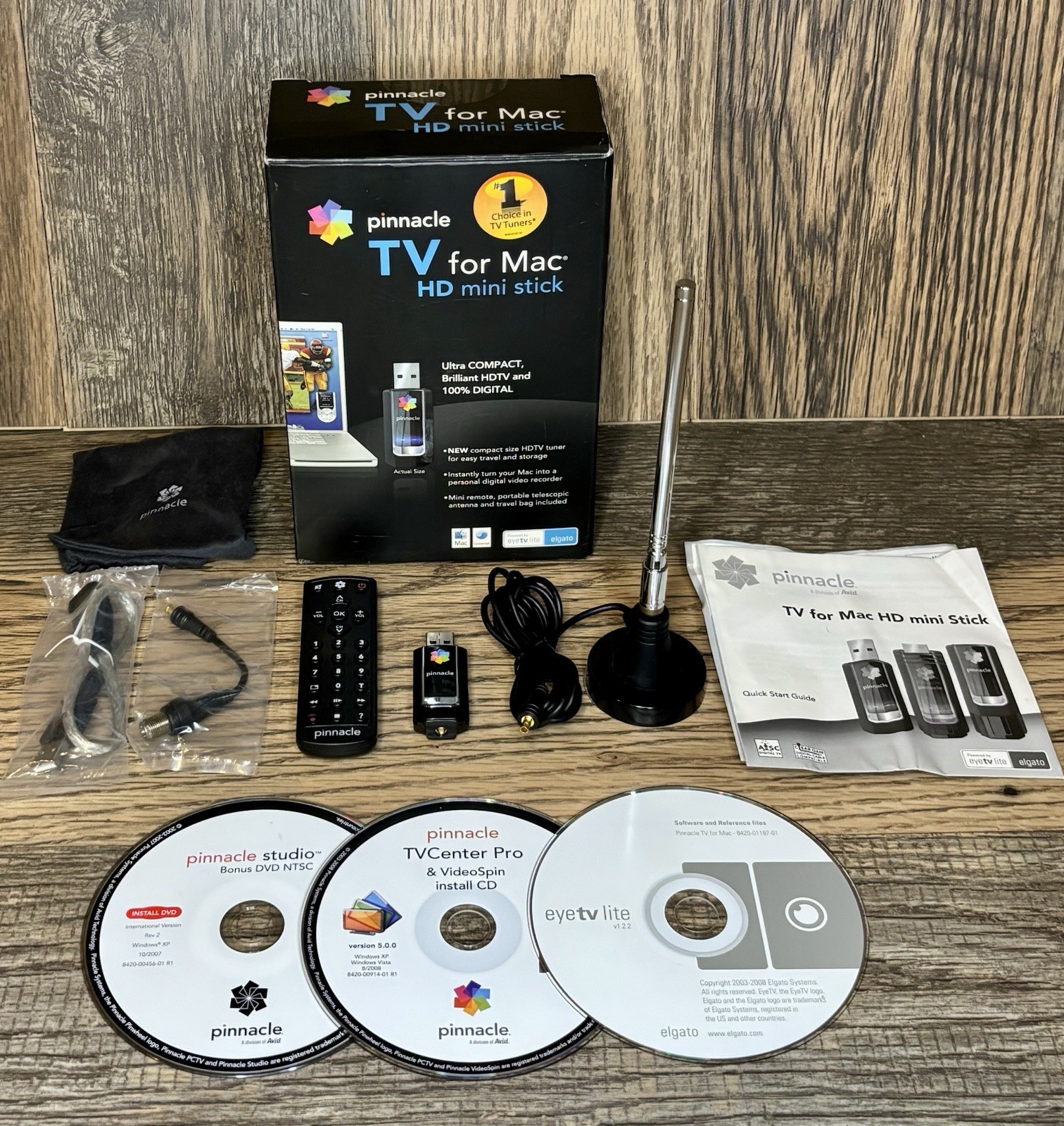 Pinnacle TV for Mac HD USB Stick Complete In Original Box