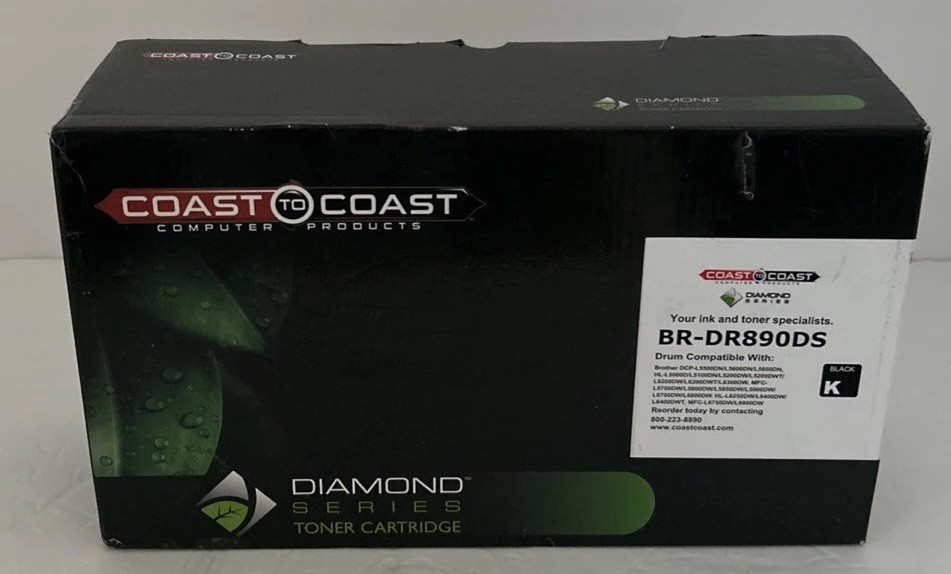 Coast To Coast Computer Products Diamond Series Toner Cartridge,BR-DR890DS-Black