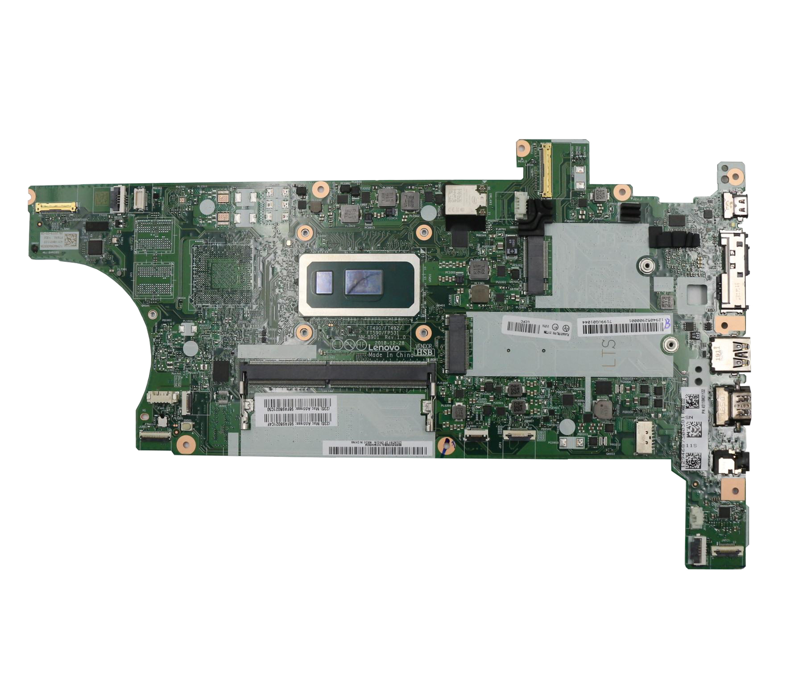 Motherboard For Lenovo ThinkPad T490 T590 Laptop I7-8665U UMA 8G 01YT396