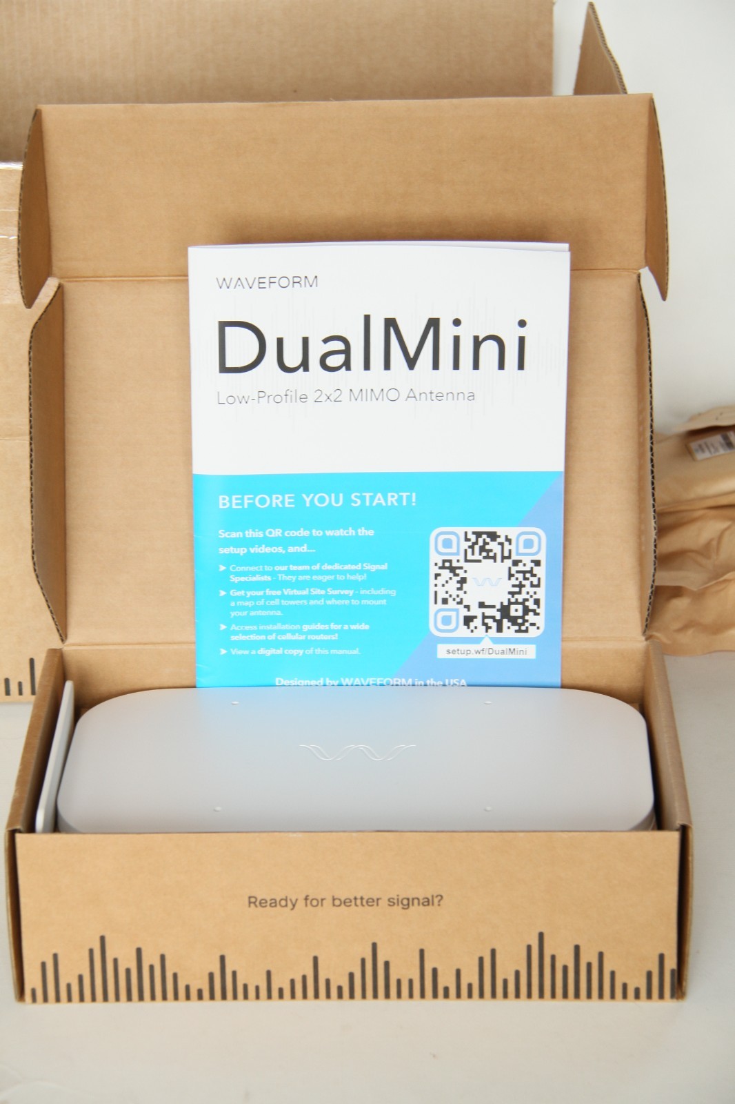 Waveform Dual Mini 2x2 Low Profile MIMO Antenna Kit Open Box
