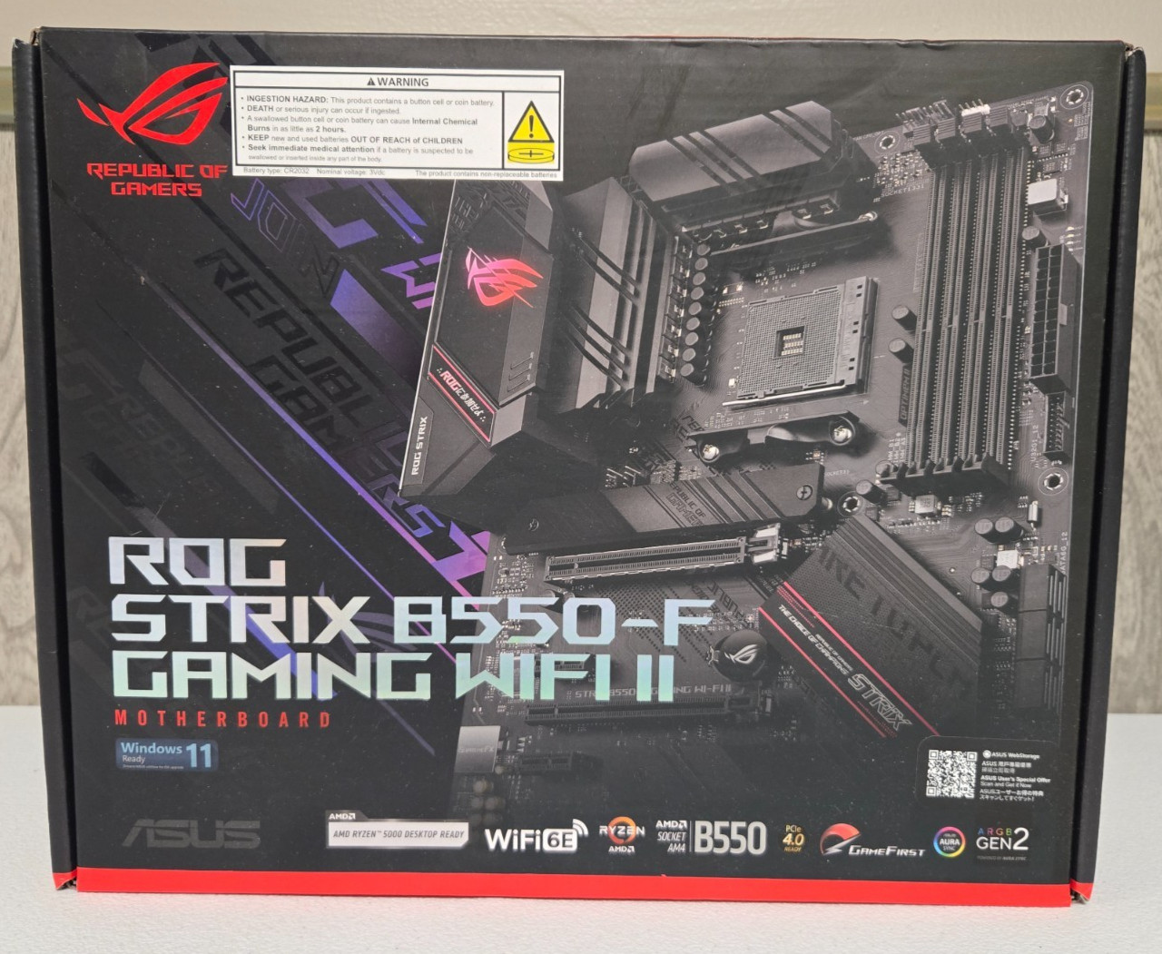 Asus ROG Strix B550-F Gaming WiFi II AMD AM4 Gaming Motherboard NEW SEALED