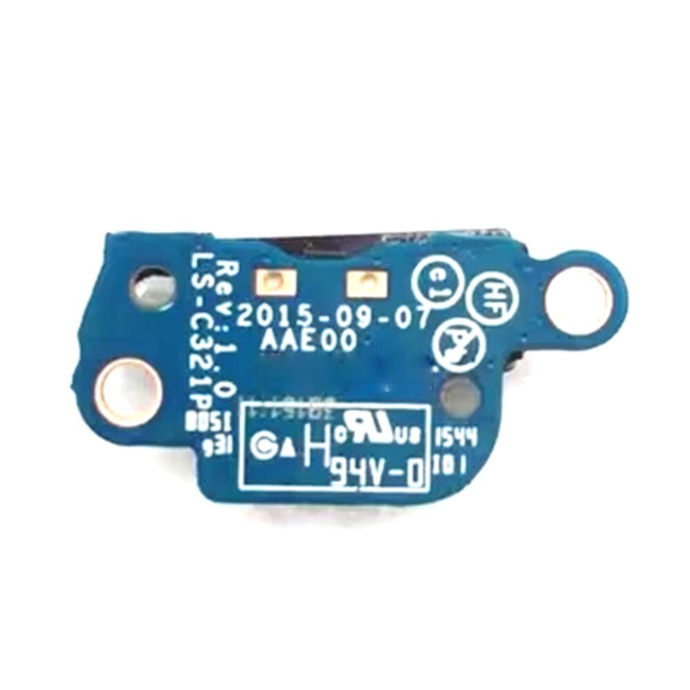 Power Button Circuit Board For DELL XPS 12 9250 Latitude 12 7275 LS-C321P 0MFJDM