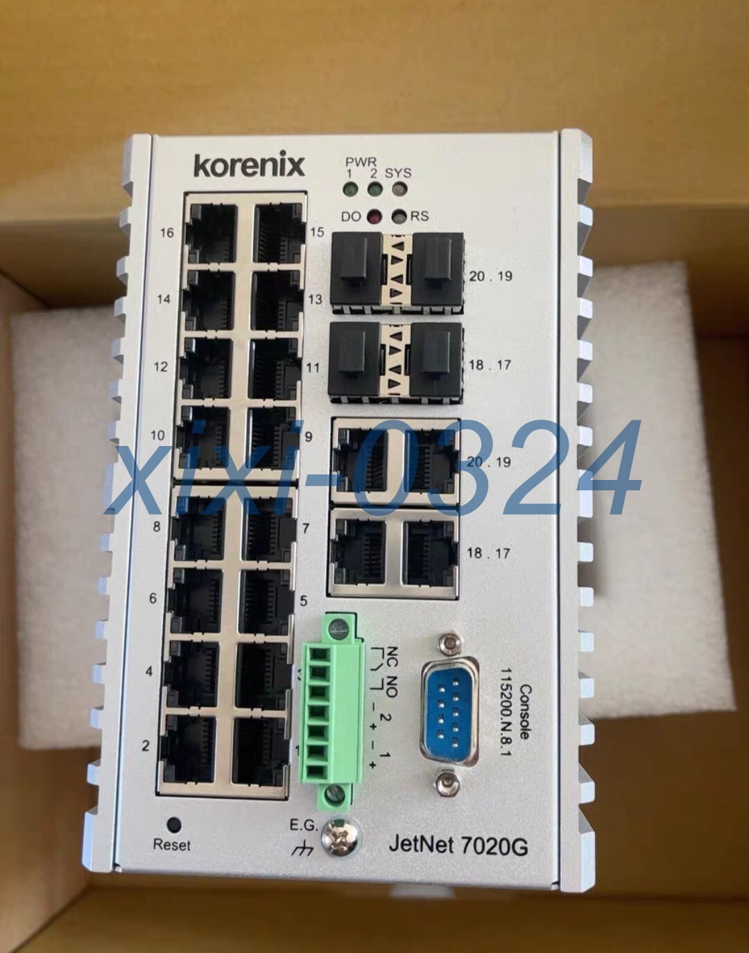 1pcs NEW  korenix  JetNet 7020Ｇ Layer 3 network management switch DHL  shipping