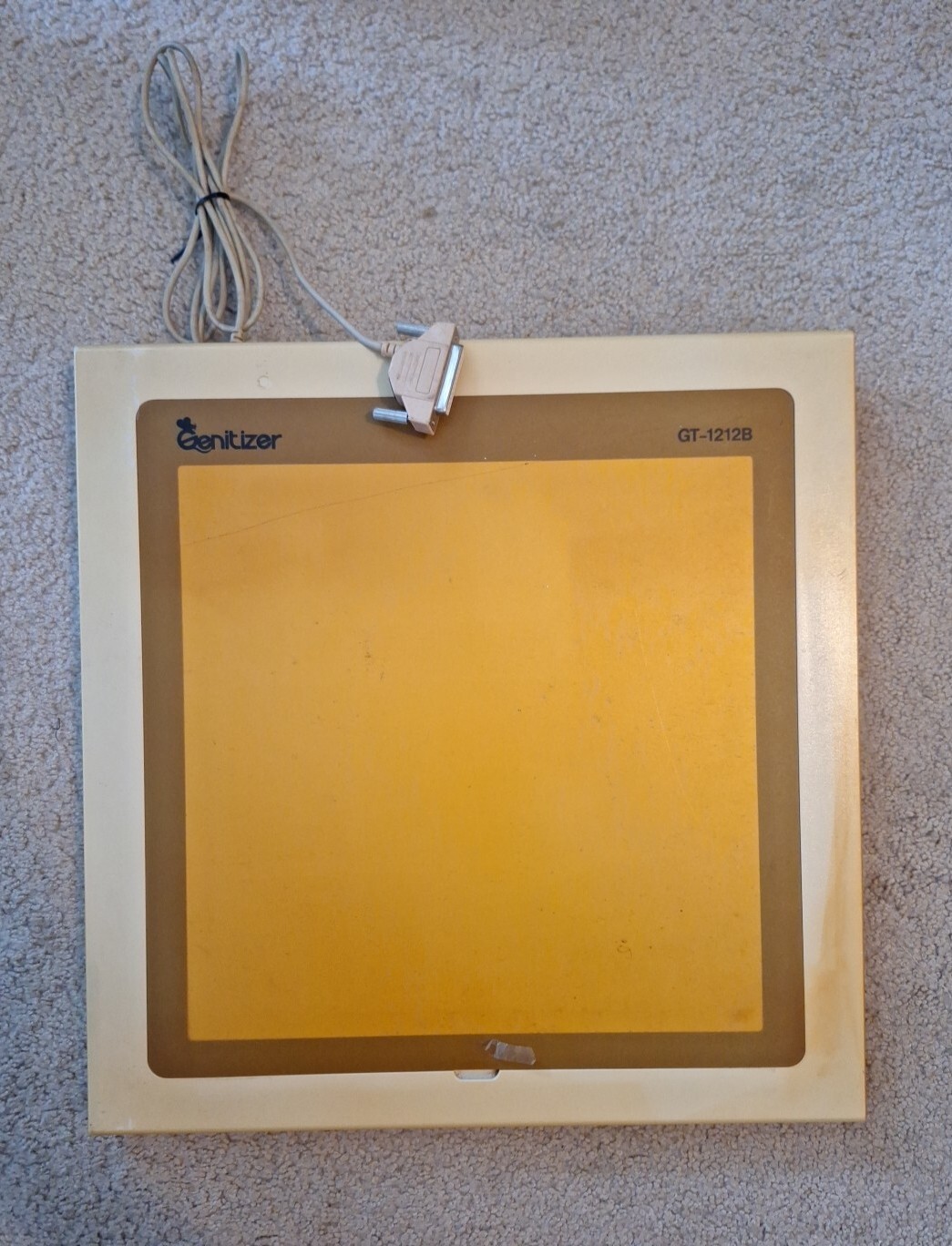 1988 Genitizer GT-1212B Autocad Graphics Tablet Vintage 
