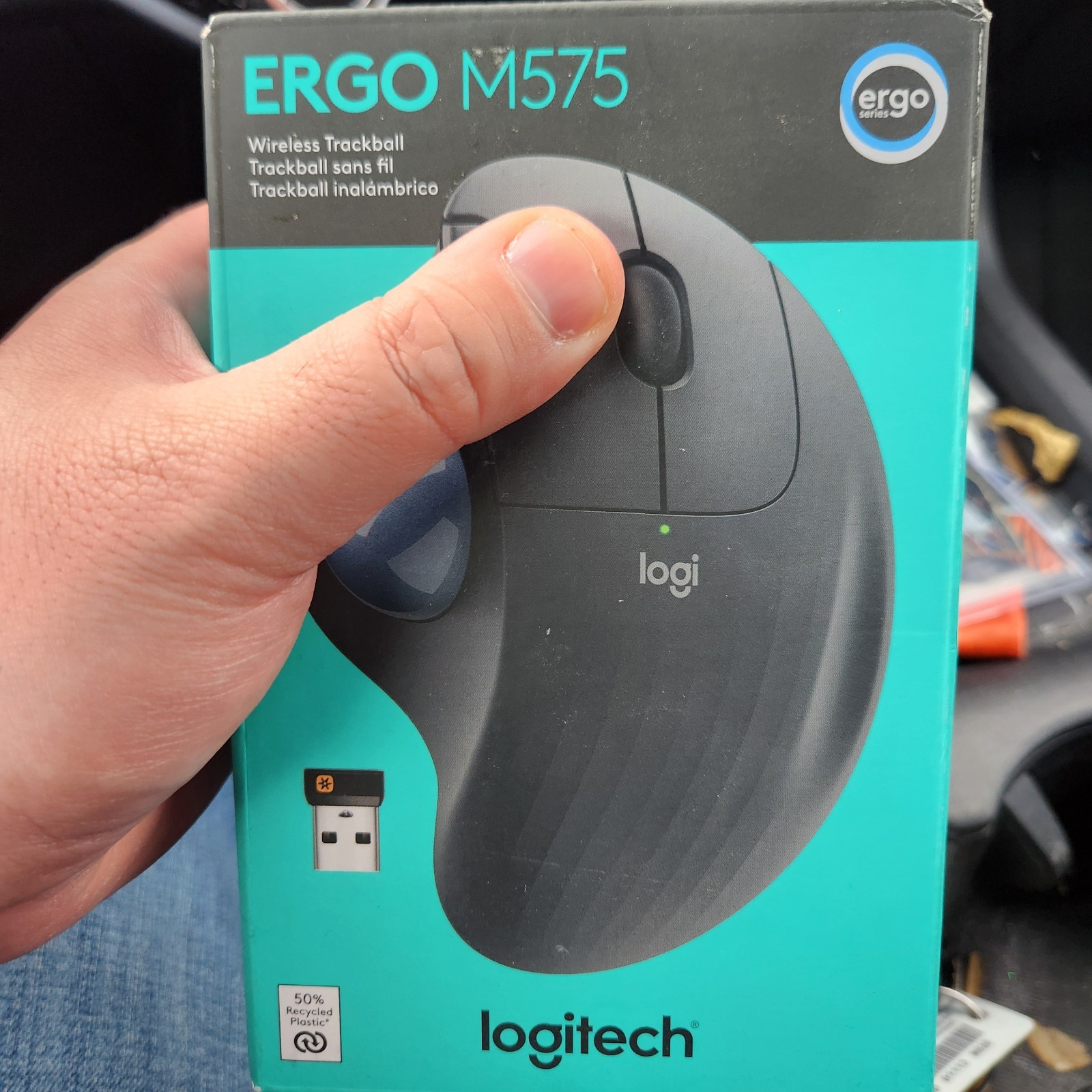 Logitech ERGO M575 Wireless Trackball - Graphite