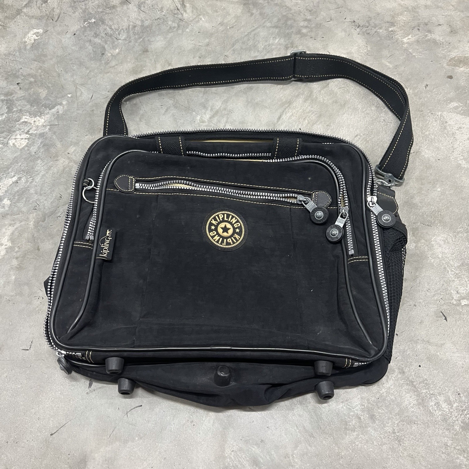 Kipling Laptop Computer Bag Black Monkey Work School Messenger