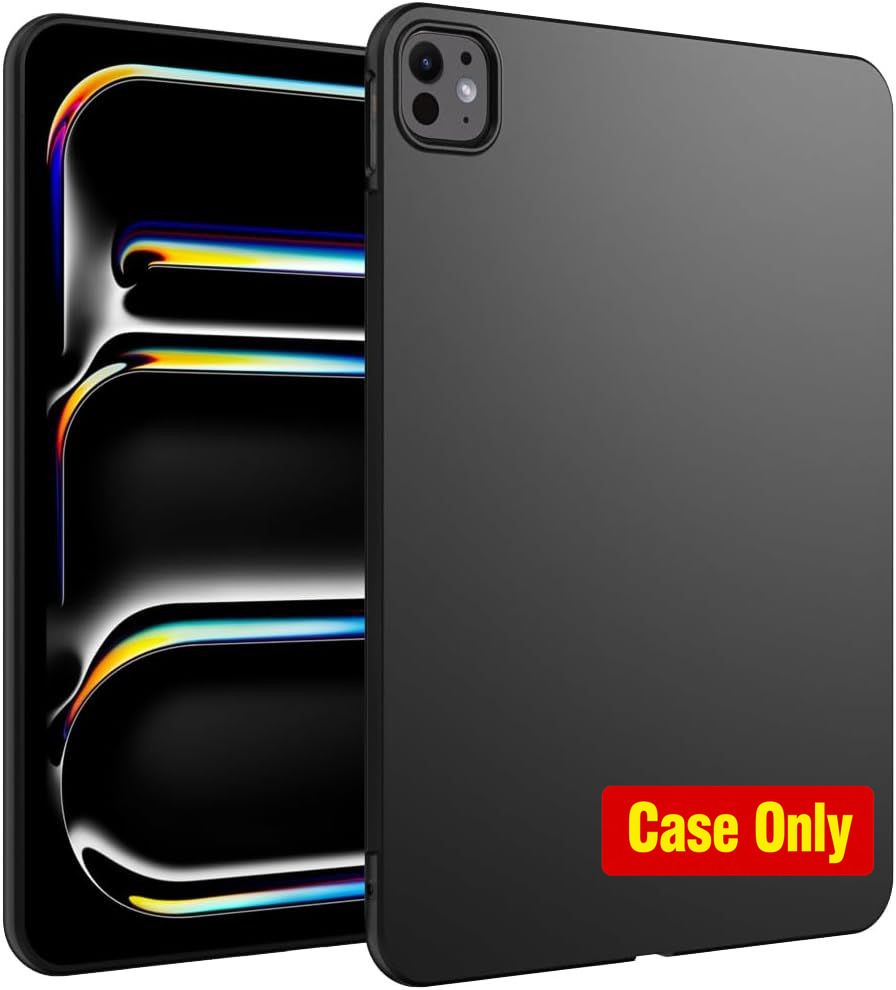 Case for iPad Pro 11 Inch M4 (2024) - Slim Design Soft TPU Protective Cover