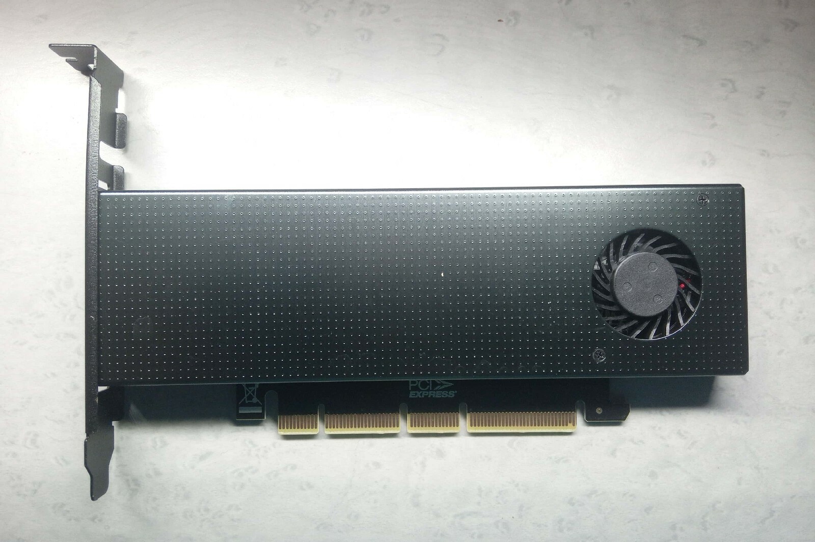 NGFF M.2 B Key + NVMe M Key PCI Express Adapter Card | With Fan | For Mac Pro