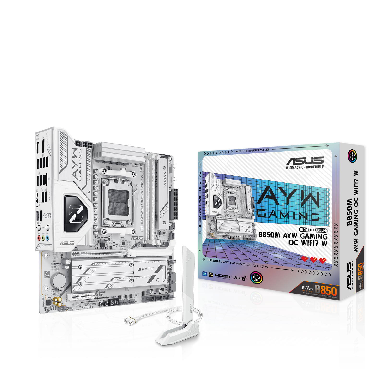 B850M AYW GAMING OC WIFI7 W
