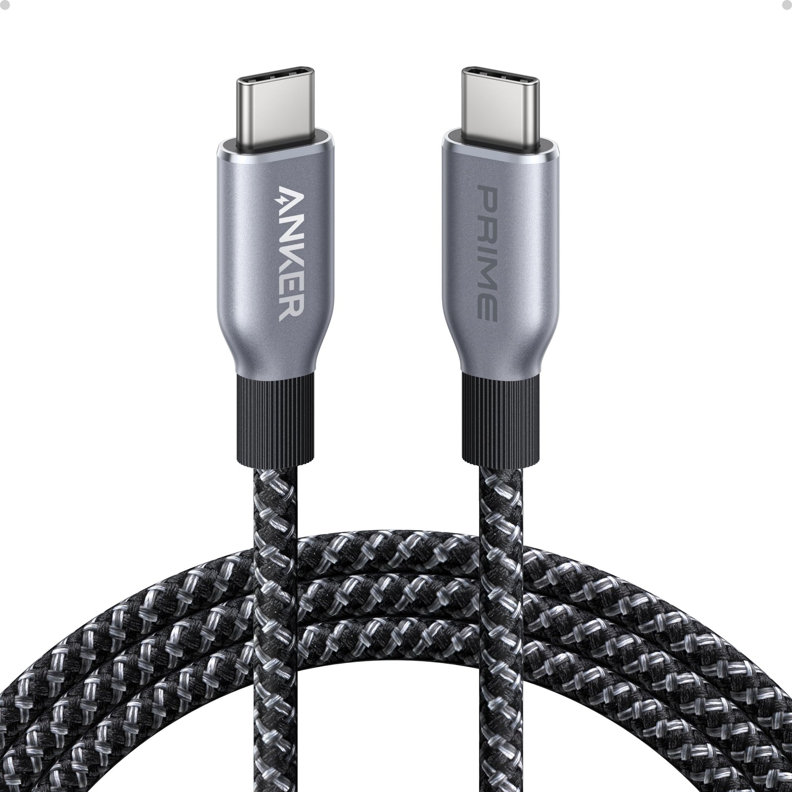 Anker Prime USB C to C Cable, 240W Fast Charging Durable Cable 6FT, Black