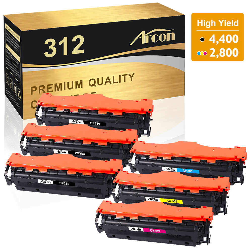 6PK 312A CF380A Toner Compatible with HP Laser Jet Pro MFP M476dn M476dw M476nw