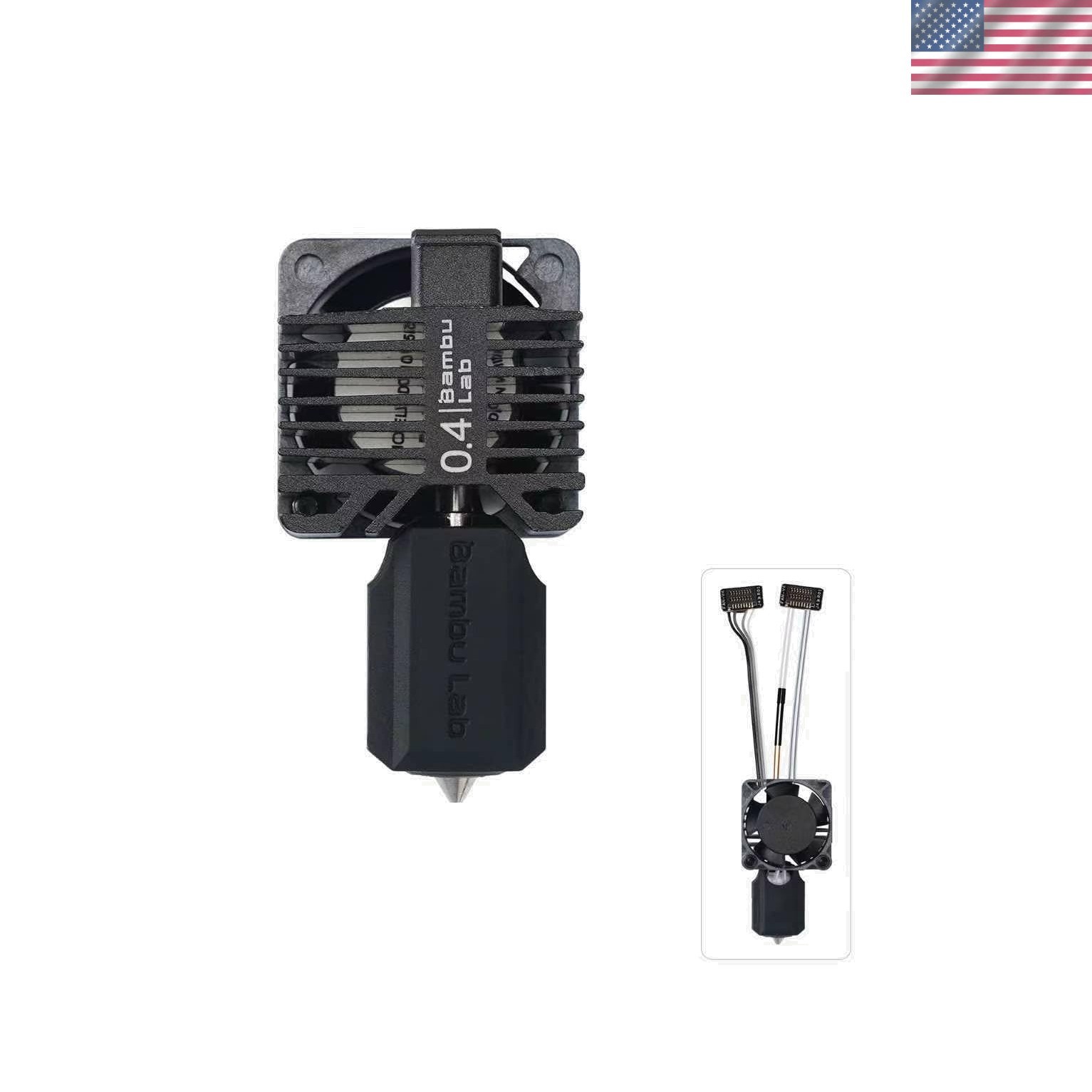 Bamboo LAB Hardened Steel Complete Hotend Kits Set with Fan for P1,P1P,P1S 3D...