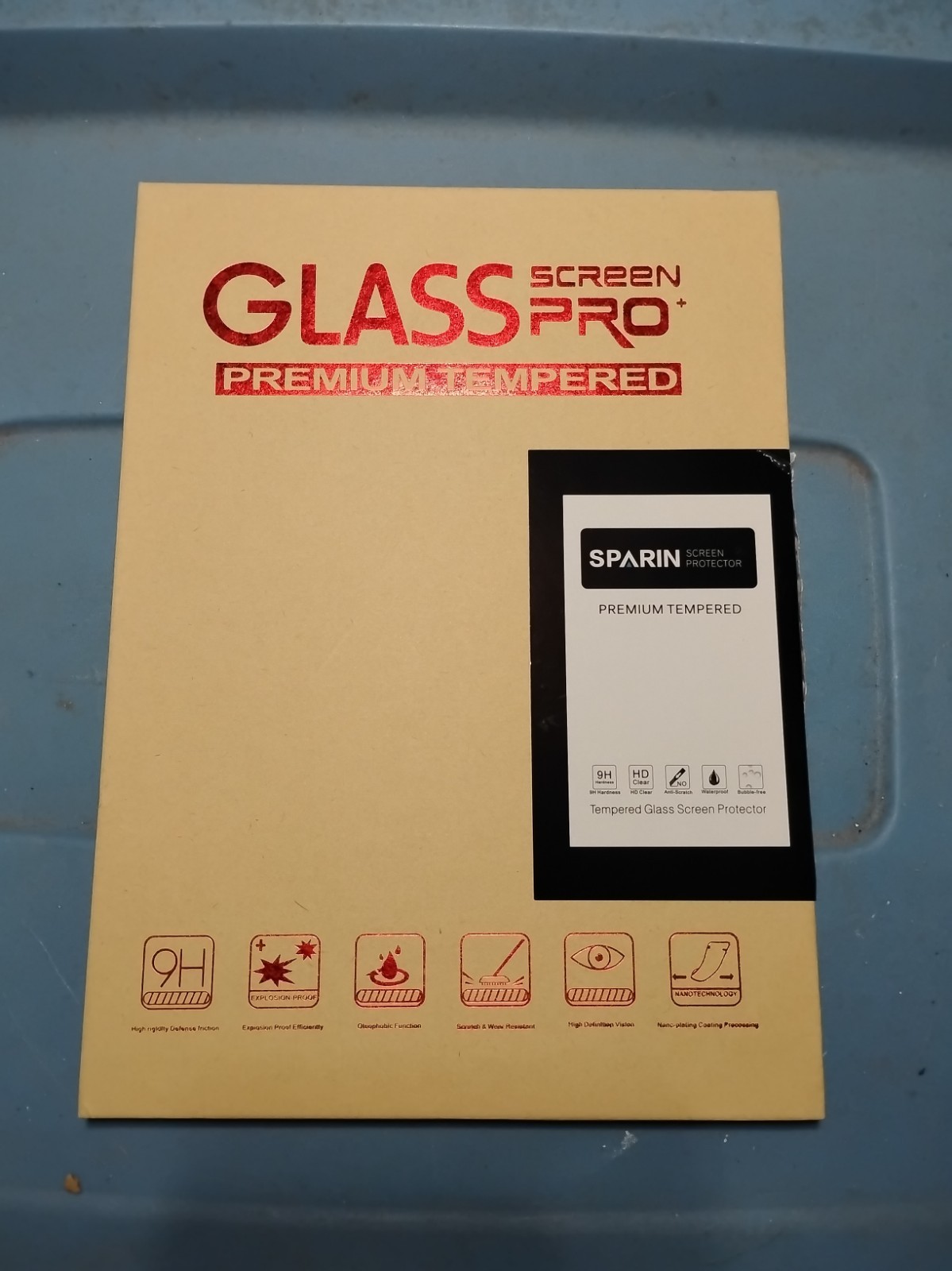 Sparin Glass Screen Pro Premium Tempered Glass Screen Protector Ipad