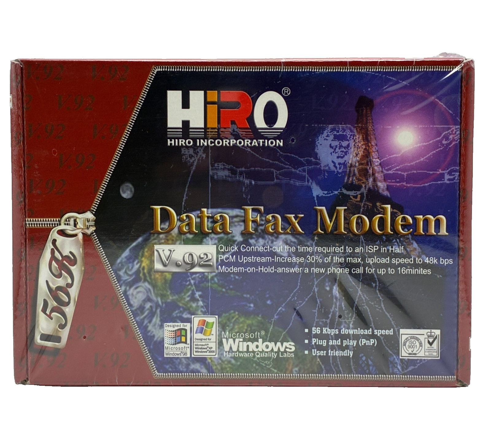 HiRO H50003 V.92 56K Internal PCI Data Fax Voice Modem - Sealed NEW