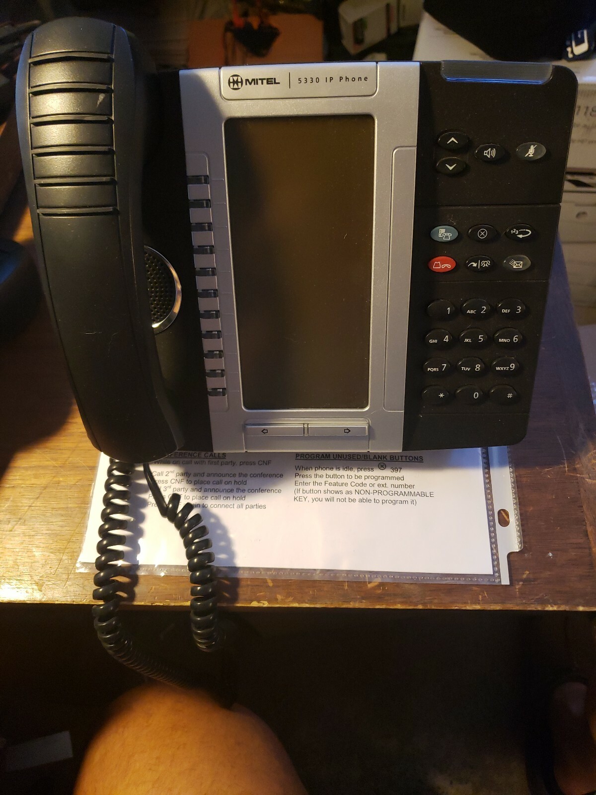 MITEL 5330 IP BACKLIT Dual Mode Phone 