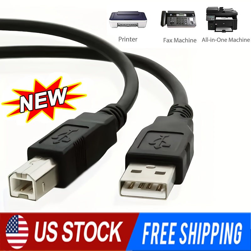 NEW USB 2.0 A TO B High Speed Printer Scanner Premium Cable Cord 1.5m