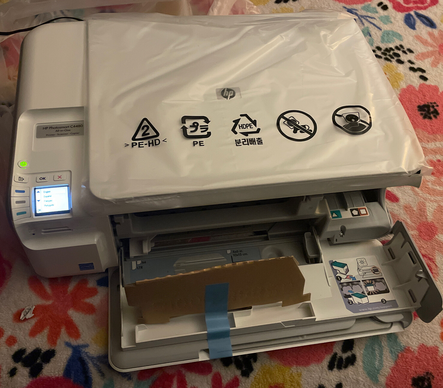 HP Photosmart C4480 All-in-One Printer Scanner Copier Inkjet Printer