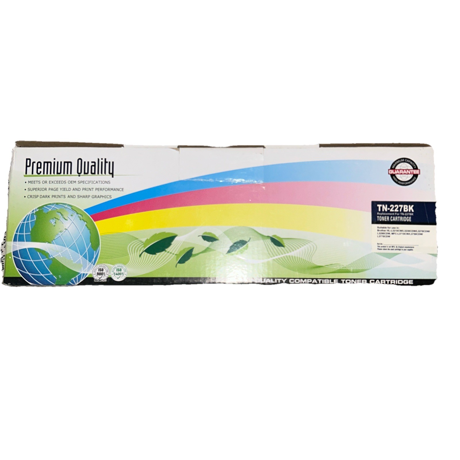 NEW Quality Compatible Toner Cartridge For TN-227BK