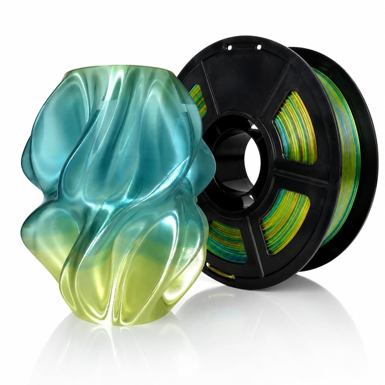 Stronghero3D PETG Filament, Green Orange 1kg