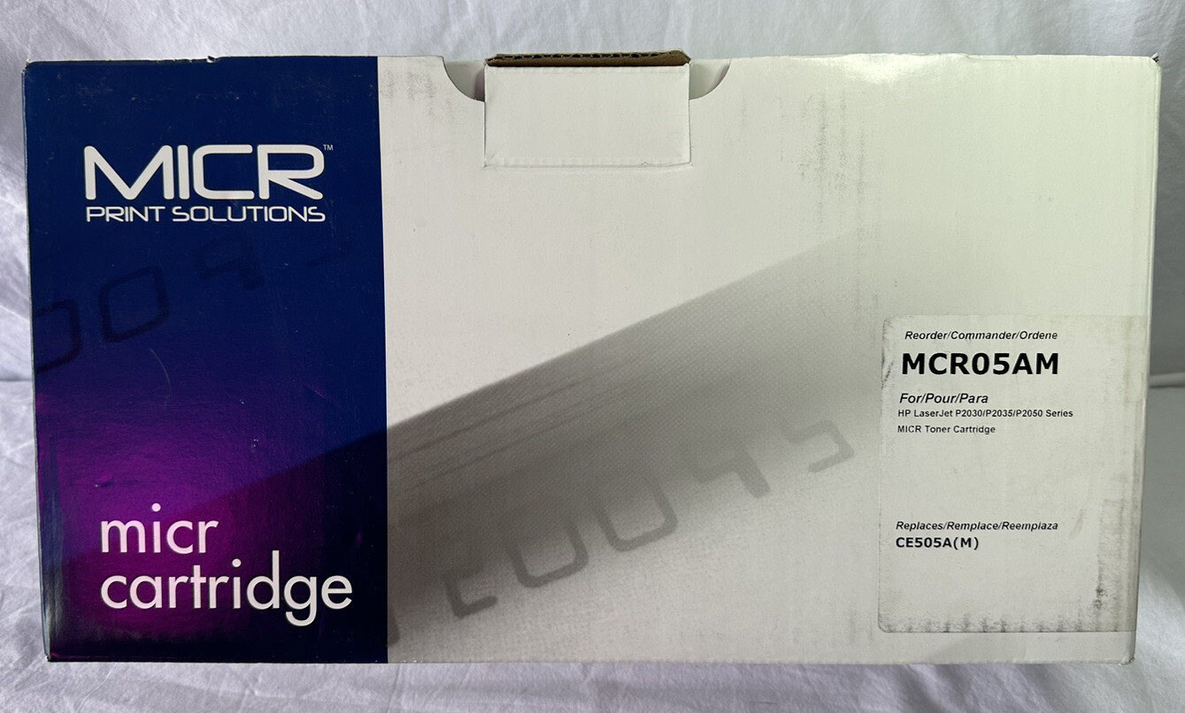 MICR Print Solutions Black Standard Toner Cartridge Replacement for HP 05A NEW