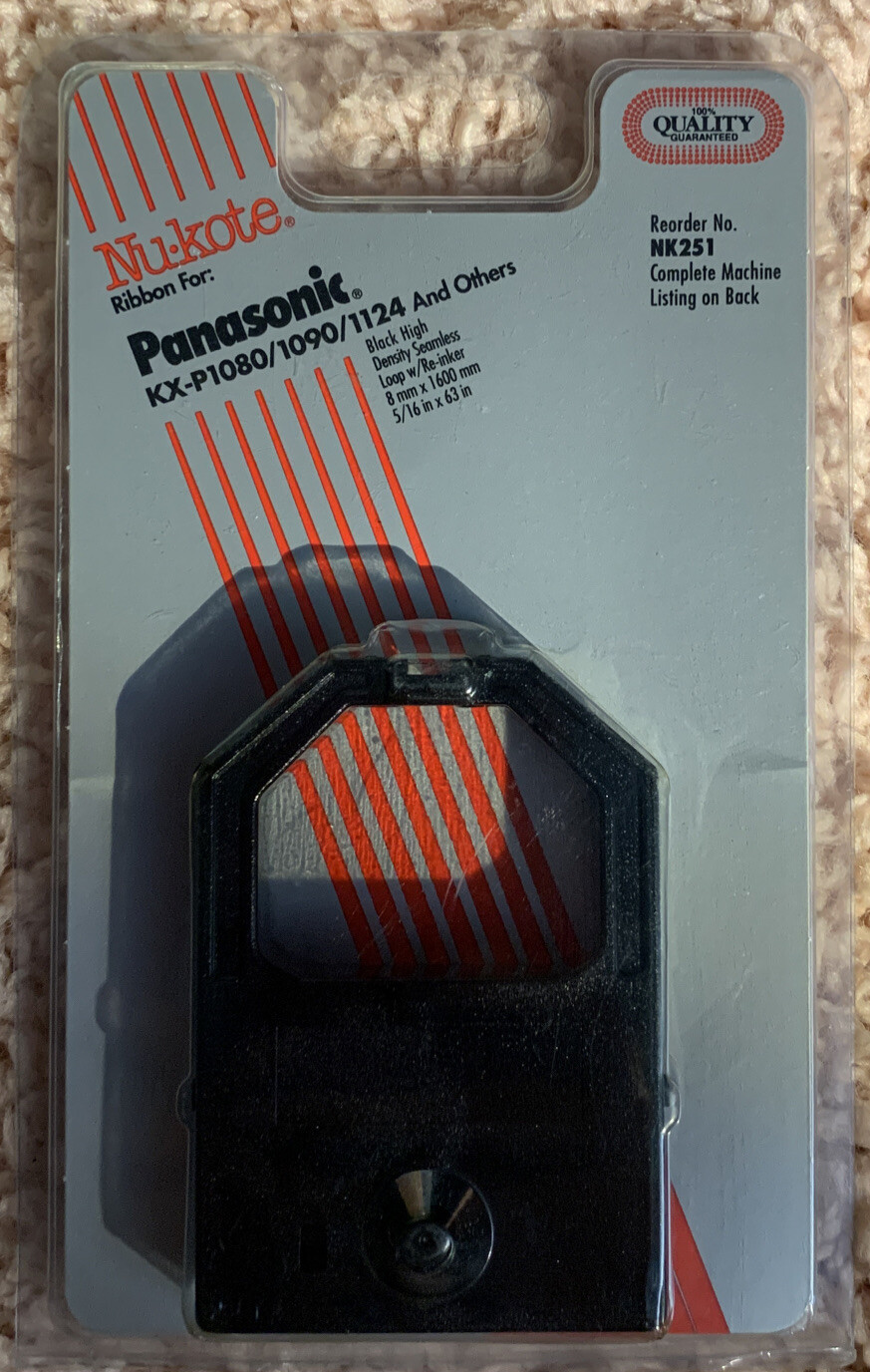 Nu-kote Panasonic Ribbon NK251 KX-P1080/1090/1124