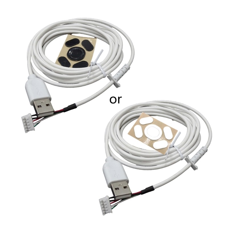 1Set Mouse Cable and Feet Replacement Repair Accessory for G102 Gaming