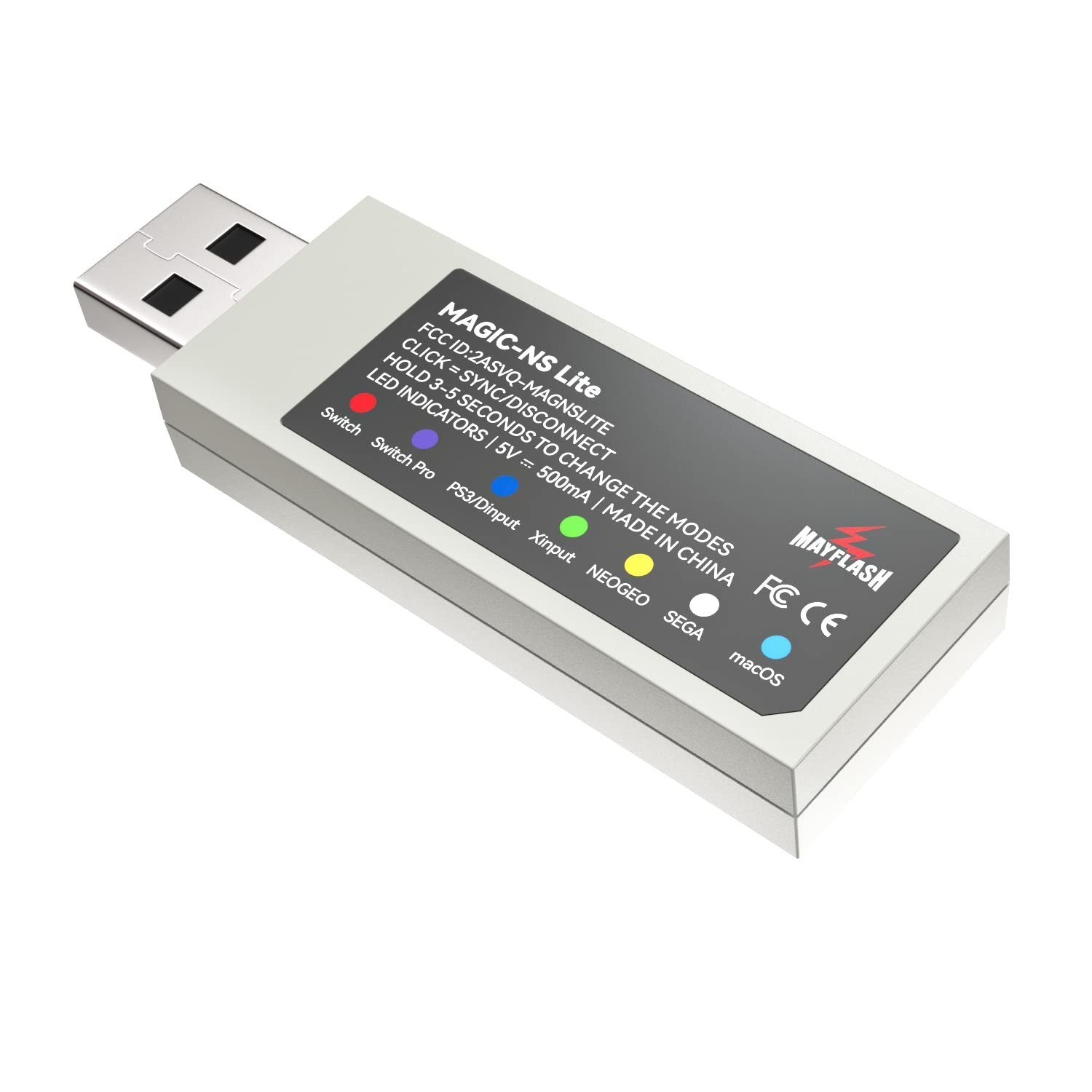 MAYFLASH Magic-NS Wireless Bluetooth Controller Adapter USB for Switch PC PS5