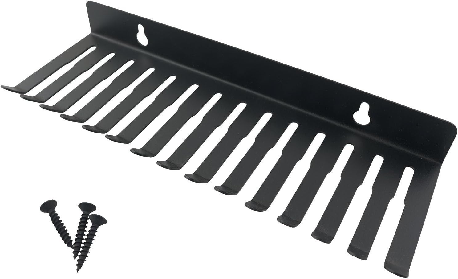 Wall Mounted Cable Management Rack 14-Tooth Steel Cable Storage Bracket 5-9mm