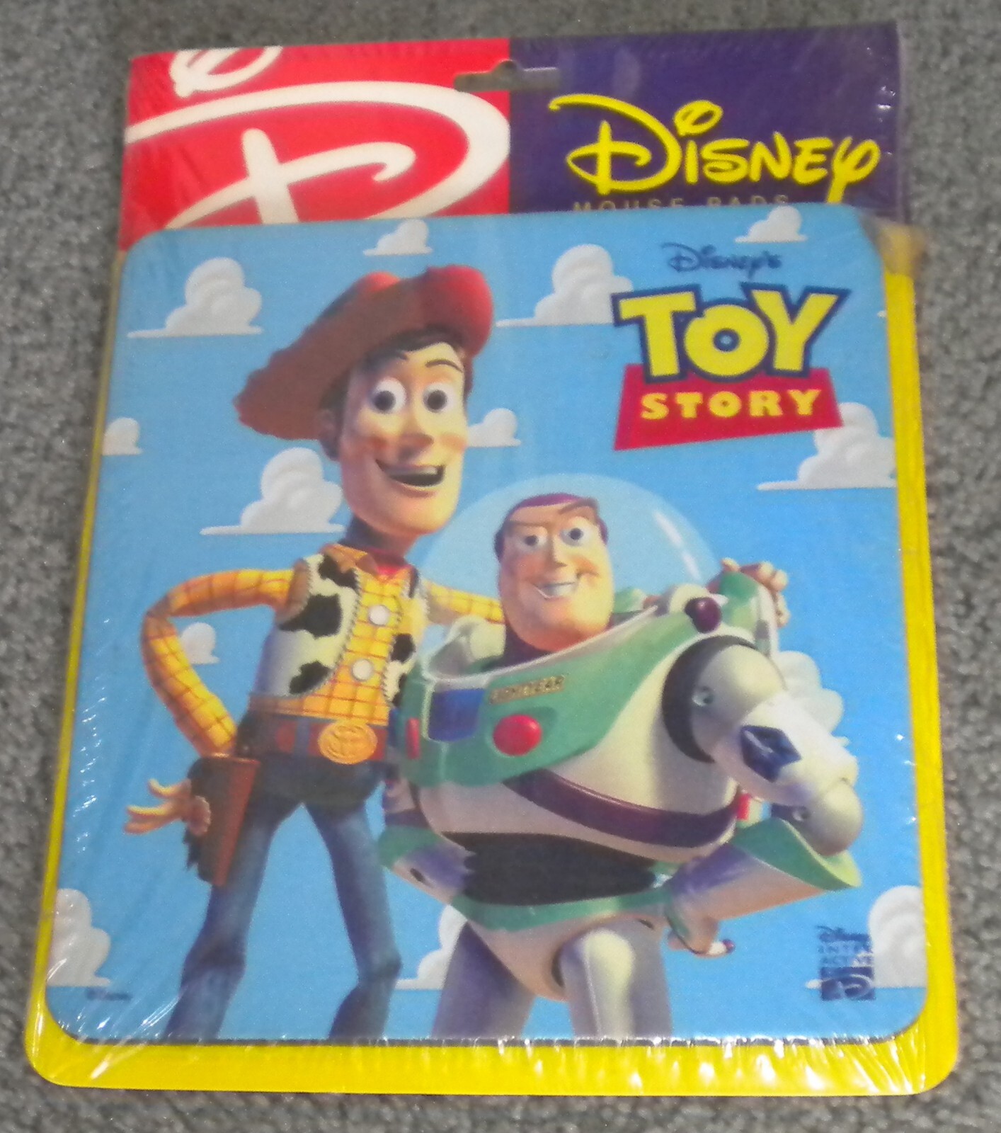 Disney Toy Story Woody And Buzz Lightyear Computer Mouse Pad New Sealed Pkg