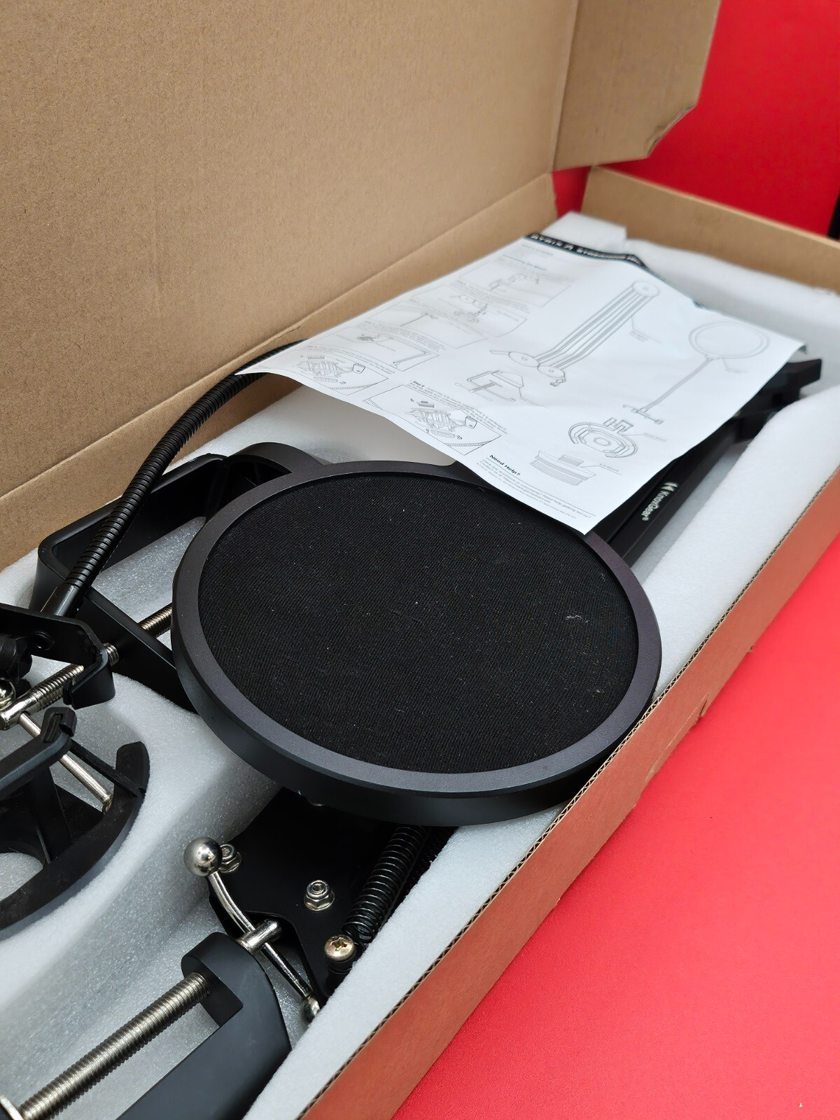 Atrix Streaming Mic Accessory Bundle - 5 Pieces Microphone Boom Arm Open Box