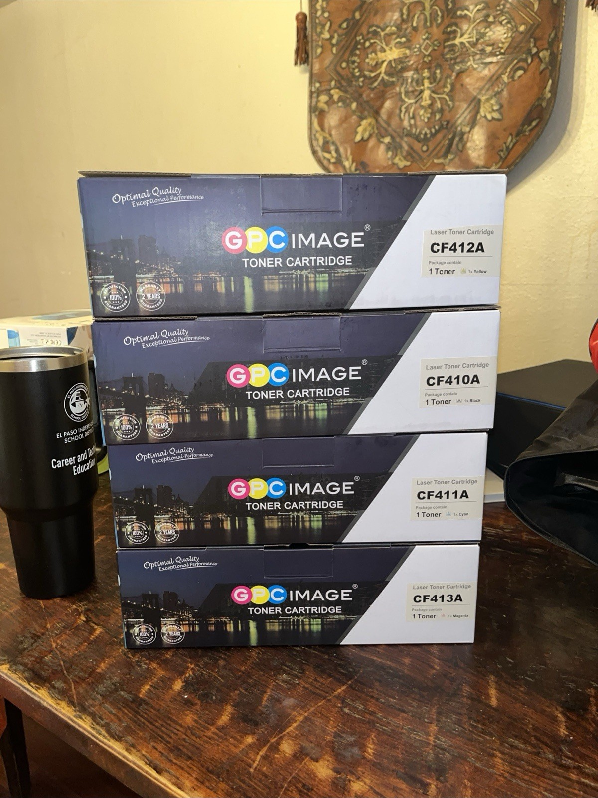 GPC Image CF410A CF411A CF412A CF413A Toner Set for HP Color LaserJet