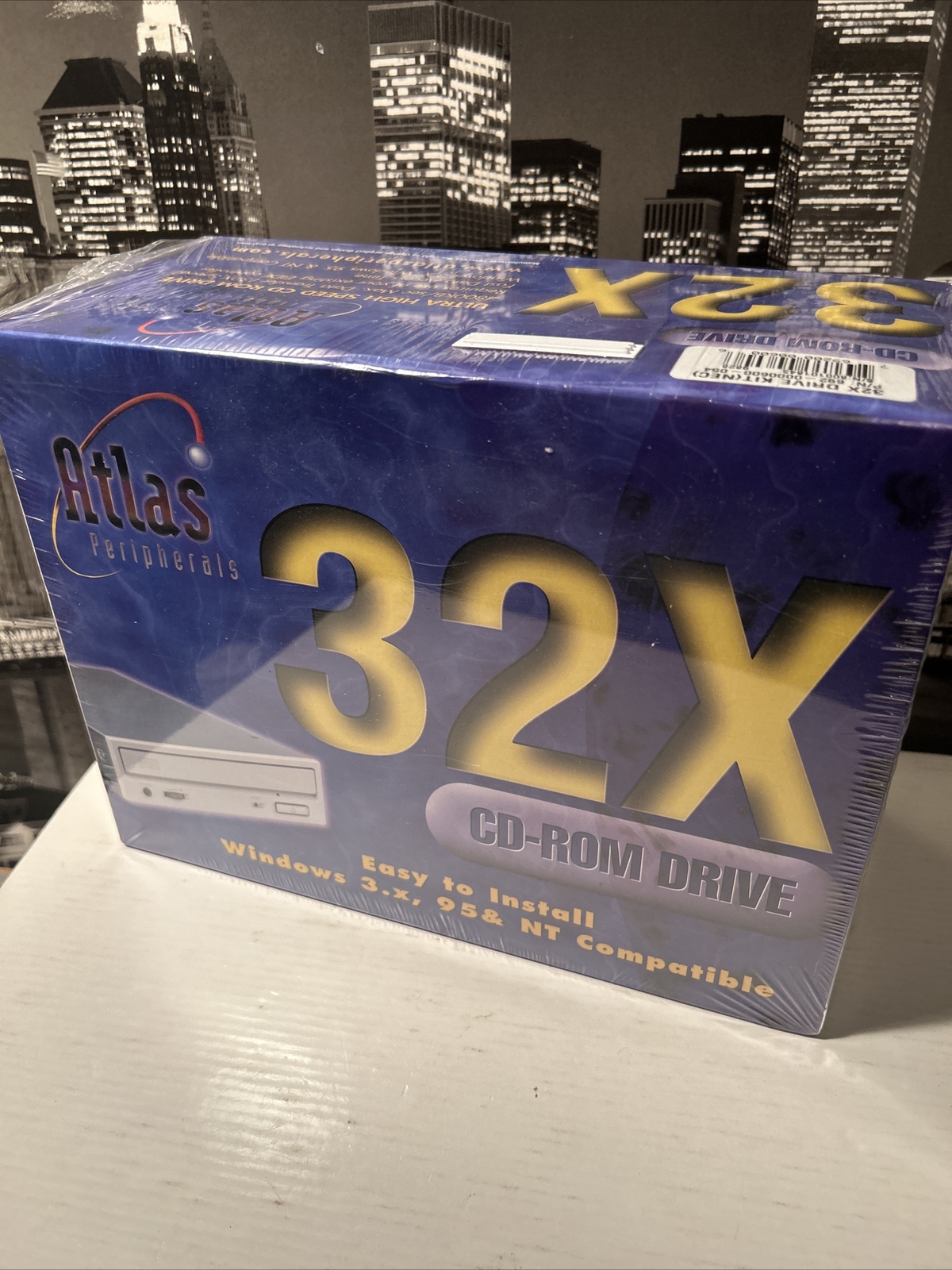 Vintage 1990s Ultra High Speed 32X CD-ROM Drive Kit SEALED NEW Atlas Peripherals
