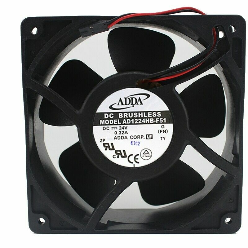 1X NEW For ADDA AD1224HB-F51 24V Inverter 0.32A 12cm 12038 Cooling Fan Fast Ship
