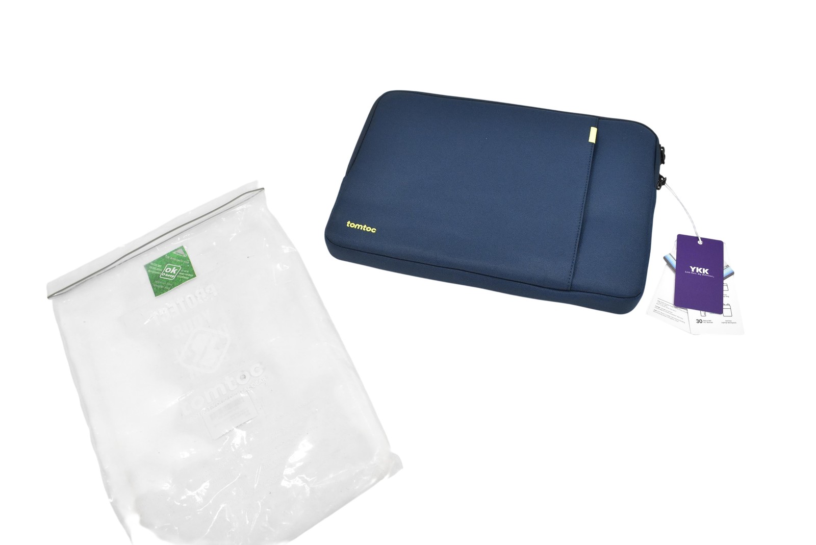Tomtoc 360 Protective Sleeve Case 14 In Blue Padded Nylon For Surface Laptop