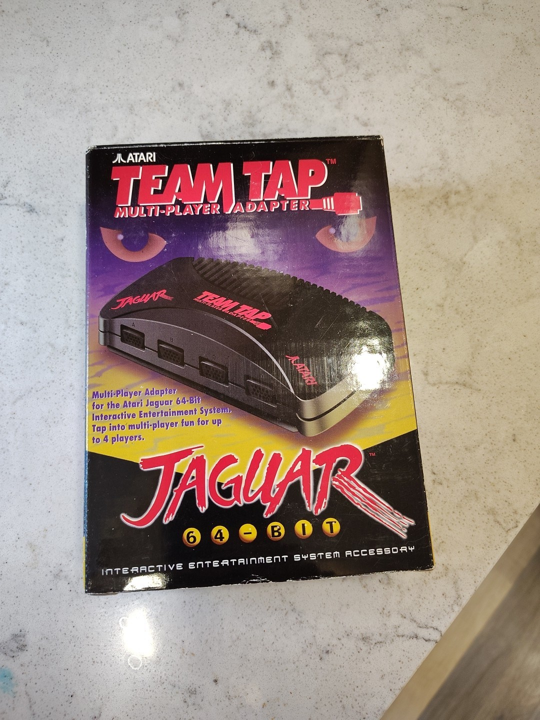 Brand New  TEAM TAP Atari Jaguar Multi Player Adapter - CIB