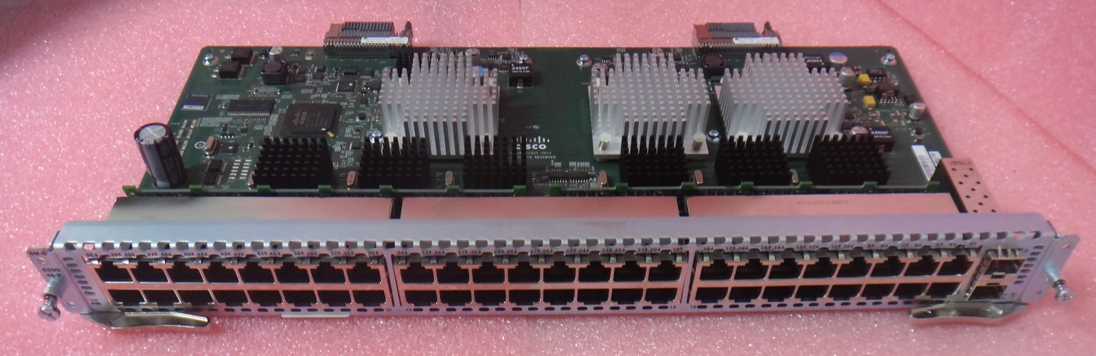 Genuine Cisco SM-D-ES3G-48-P 48 Port Gigabit Ethernet Switch Module 800-35227-01