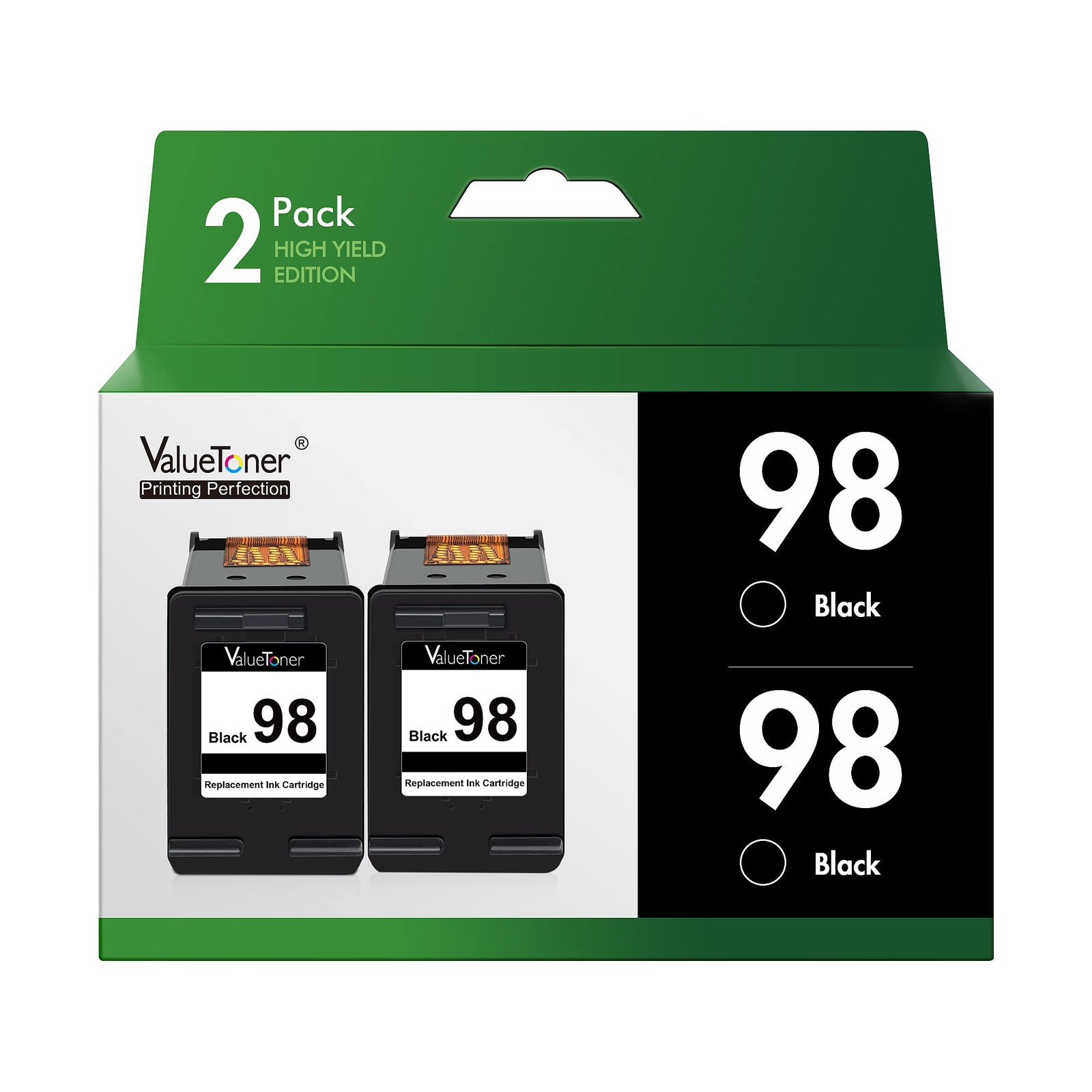 Valuetoner Remanufactured Ink Cartridge Replacement for HP 98 (C9364WN) for O...