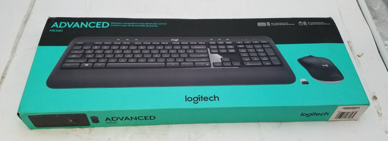 Logitech Advanced MK540 Wireless Keyboard & Mouse Combo-097855137265