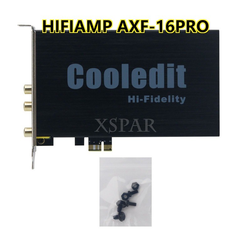 HIFIAMP AXF-16PRO+ PCIe HIFI Internal Sound Card for PC with Optical and Coaxial