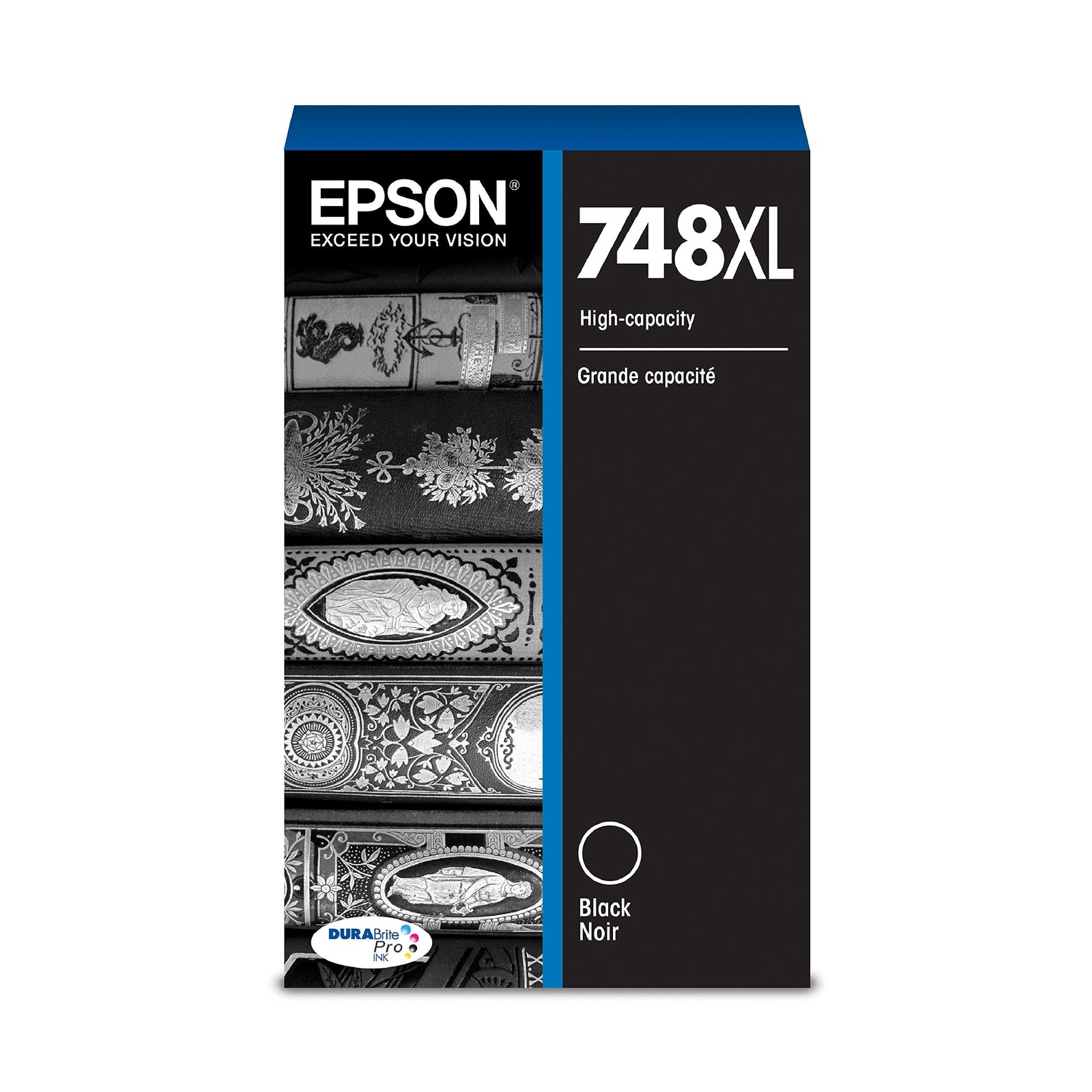Epson 748XL High Capacity Black Printer Ink Cartridge