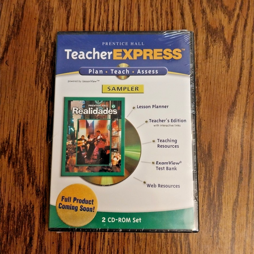 Prentice Hall Teacher Express Sampler Realidades 3 (2 CD-ROM Set) New