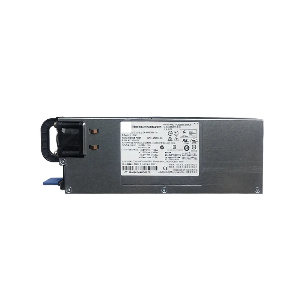 500W Power Adapter DPS-500AB-3 A HSTNS-PD27 622381-101 671797-001 for DL160 G8