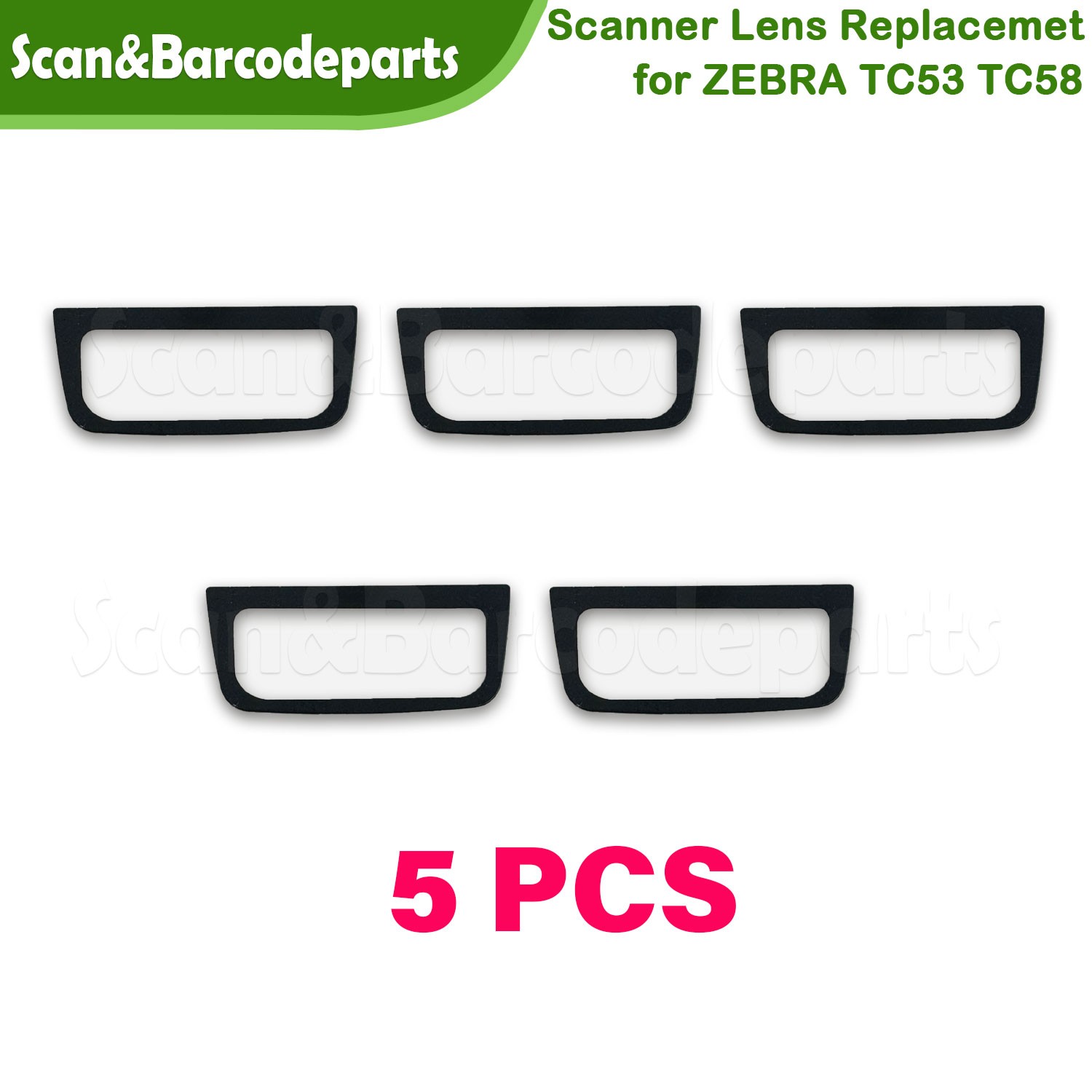 5PCS Scanner Lens Replacement for ZEBRA TC53 TC58 Series
