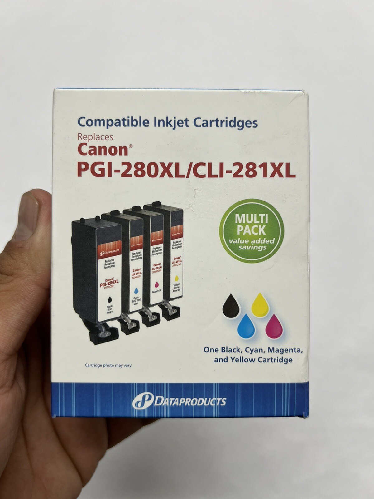 DATAPRODUCTS CANON COMPATIBLE INKJET CARTRIDGE PGI-280XL/CLI-281XL MULTI PACK
