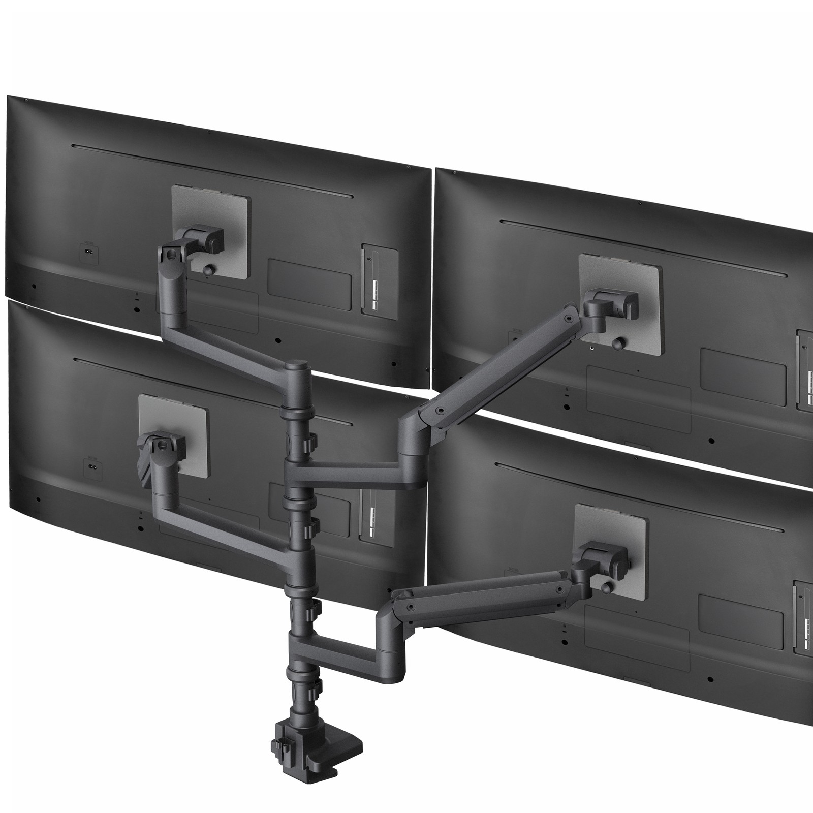 VIVO Pneumatic Quad Ultrawide Computer Monitor Desk Mount for Screens upto 49"