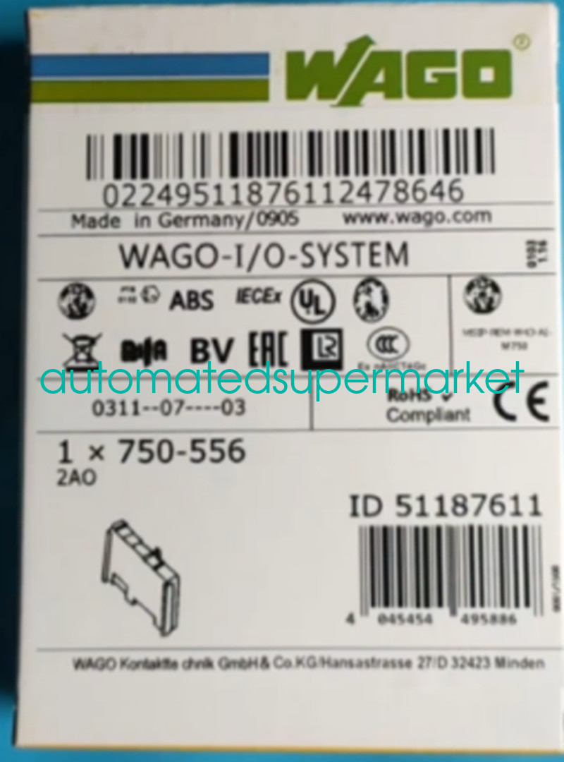 1PC NEW WAGO 750-556 PLC Module Shipping by DHL/FedEX