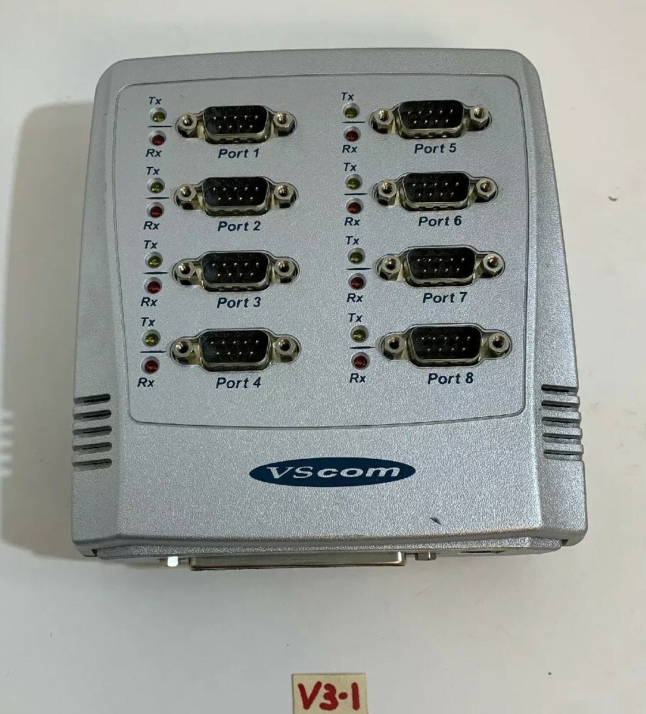 VSCom USBG 8COM-Port Serial Adapter 8-Ports *Warranty~Fast Shipping*