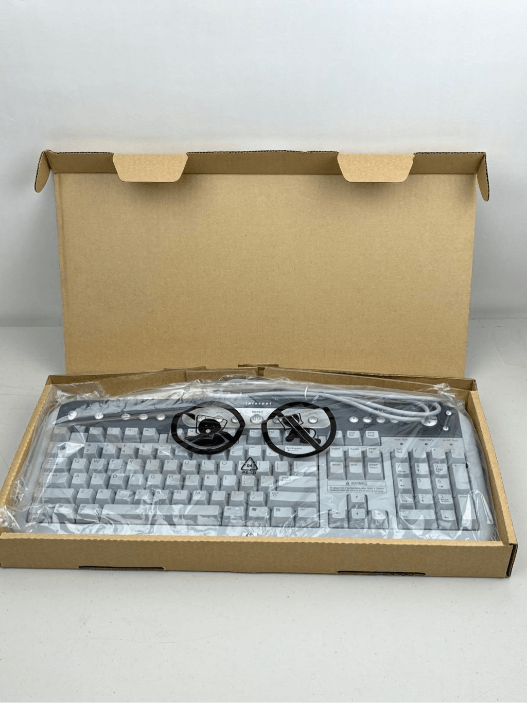NOS New Old Stock HP Model 5181 Wired Multimedia Computer Keyboard Open Box