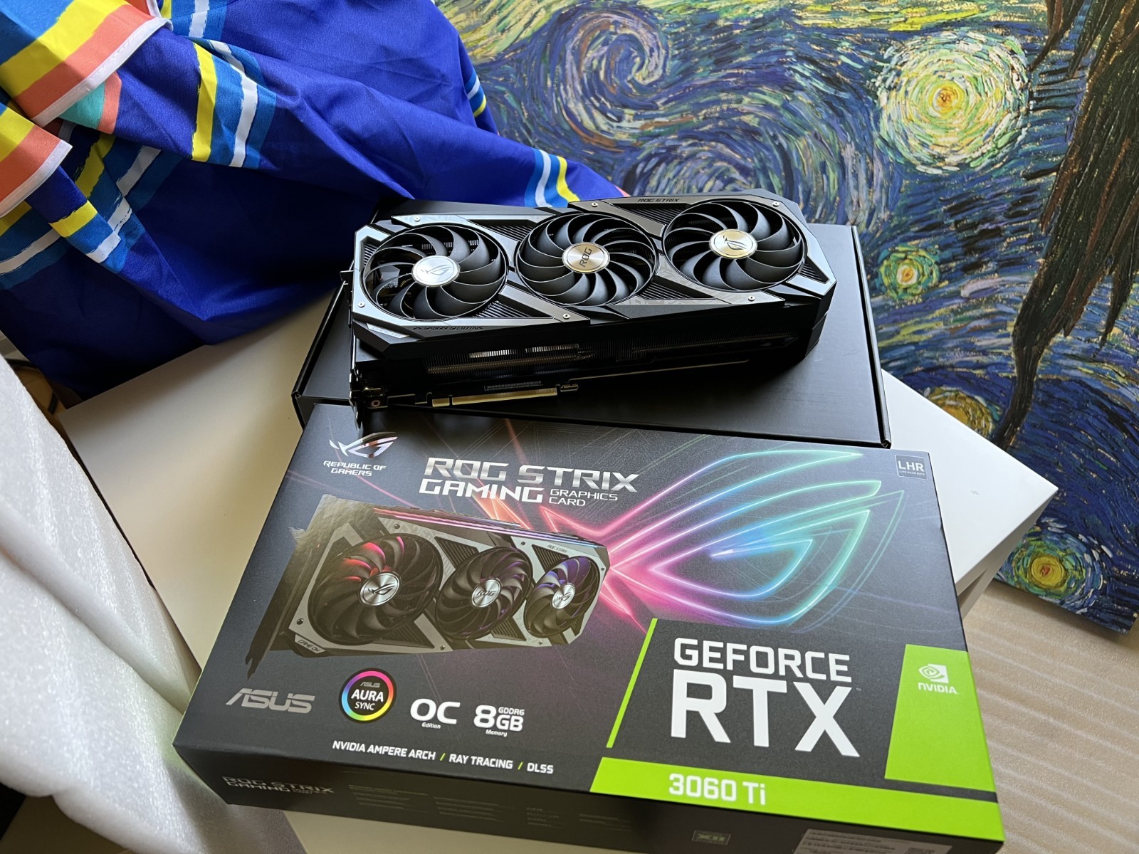 ASUS ROG Strix Gaming GeForce RTX 3060 Ti 8GB GDDR6 Graphics Card 95% New