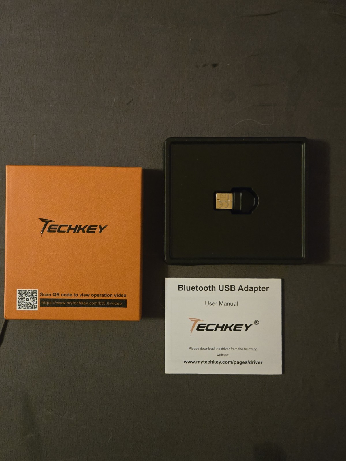 Techkey BT503 USB Adapter Bluetooth 5.0 Wireless Audio Receiver